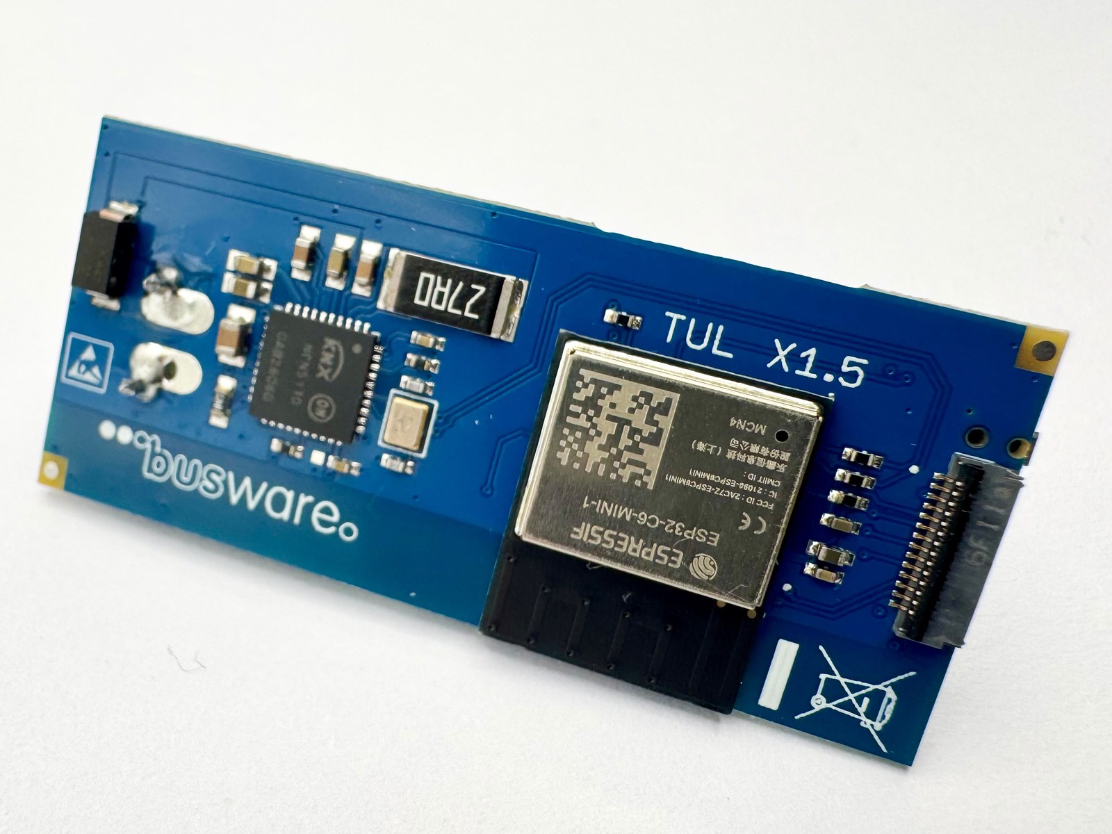 TULX – bus-powered TPUART module (KNX/EIB)